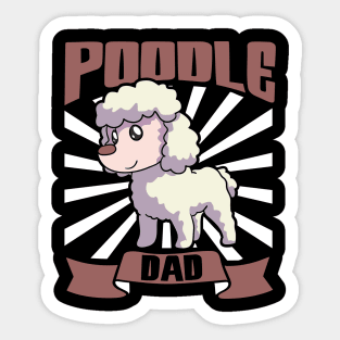 Poodle Dad - Poodle Sticker